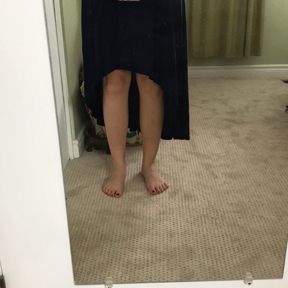 Asymmetrical Dress with Lace Back Detail - Picture 5 of 5